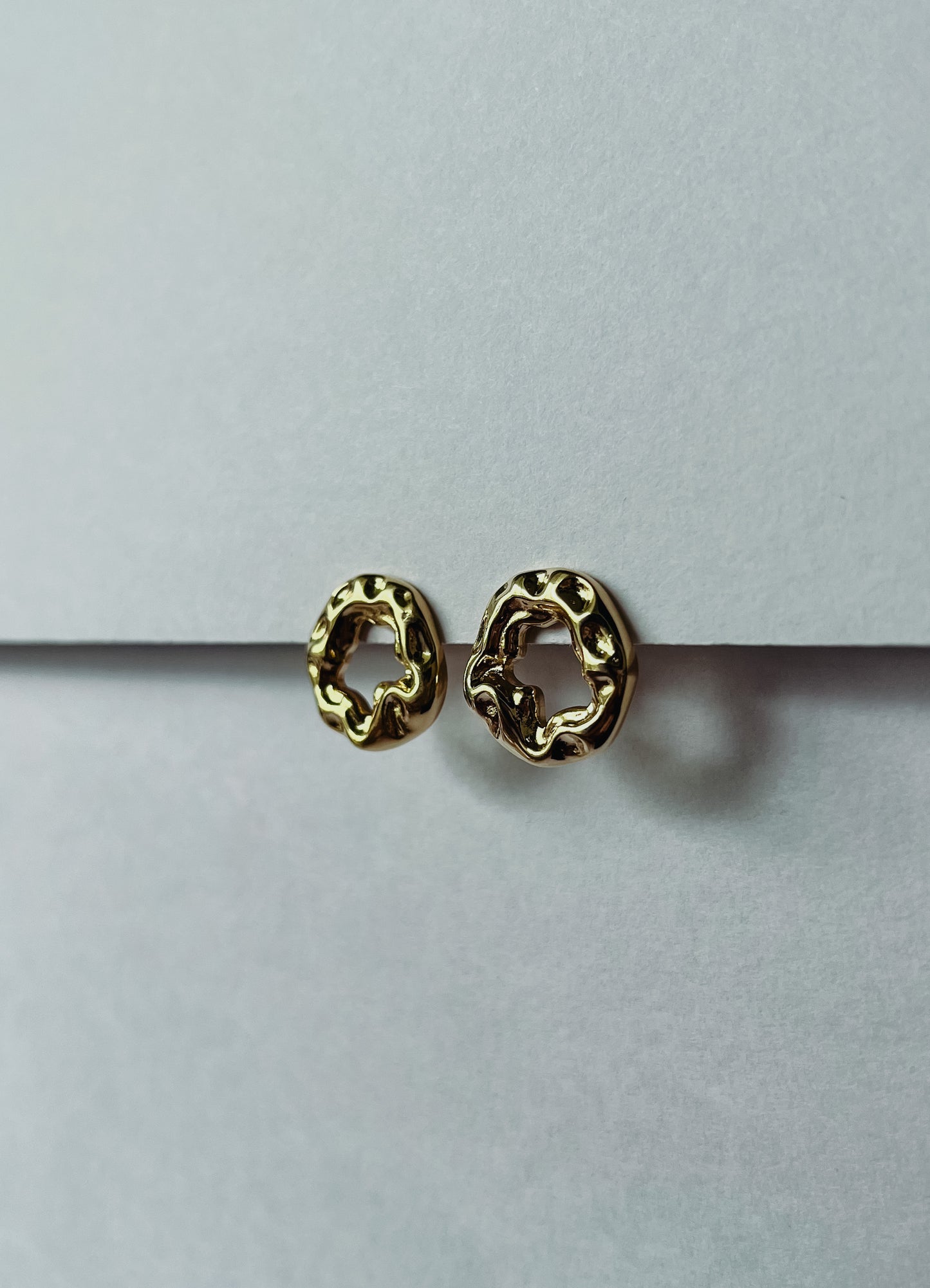 Asymmetrical Circle Earring