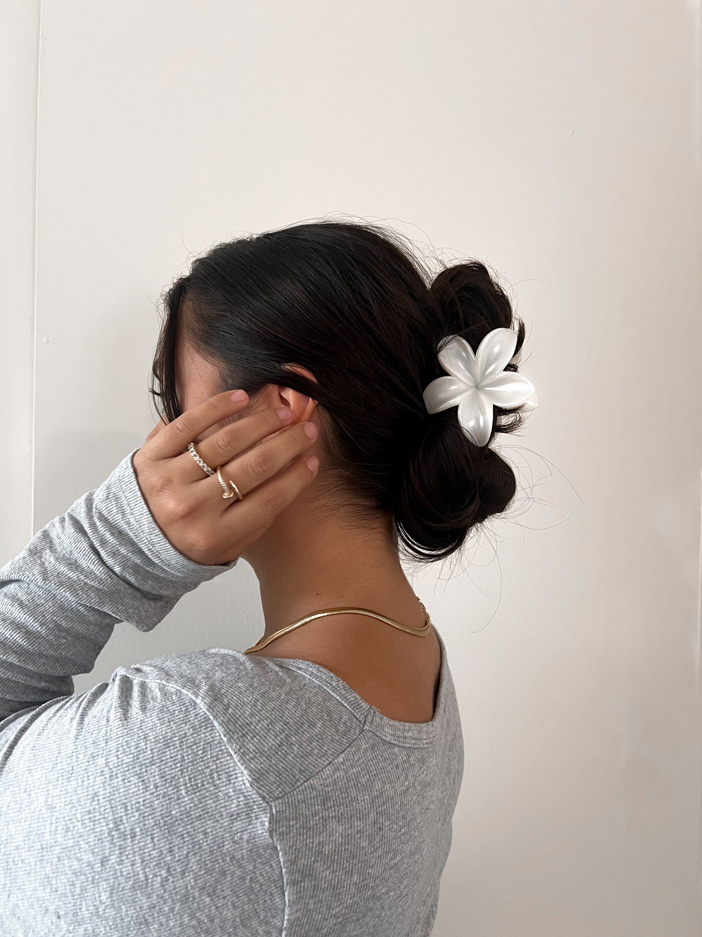 Flower Claw Clip