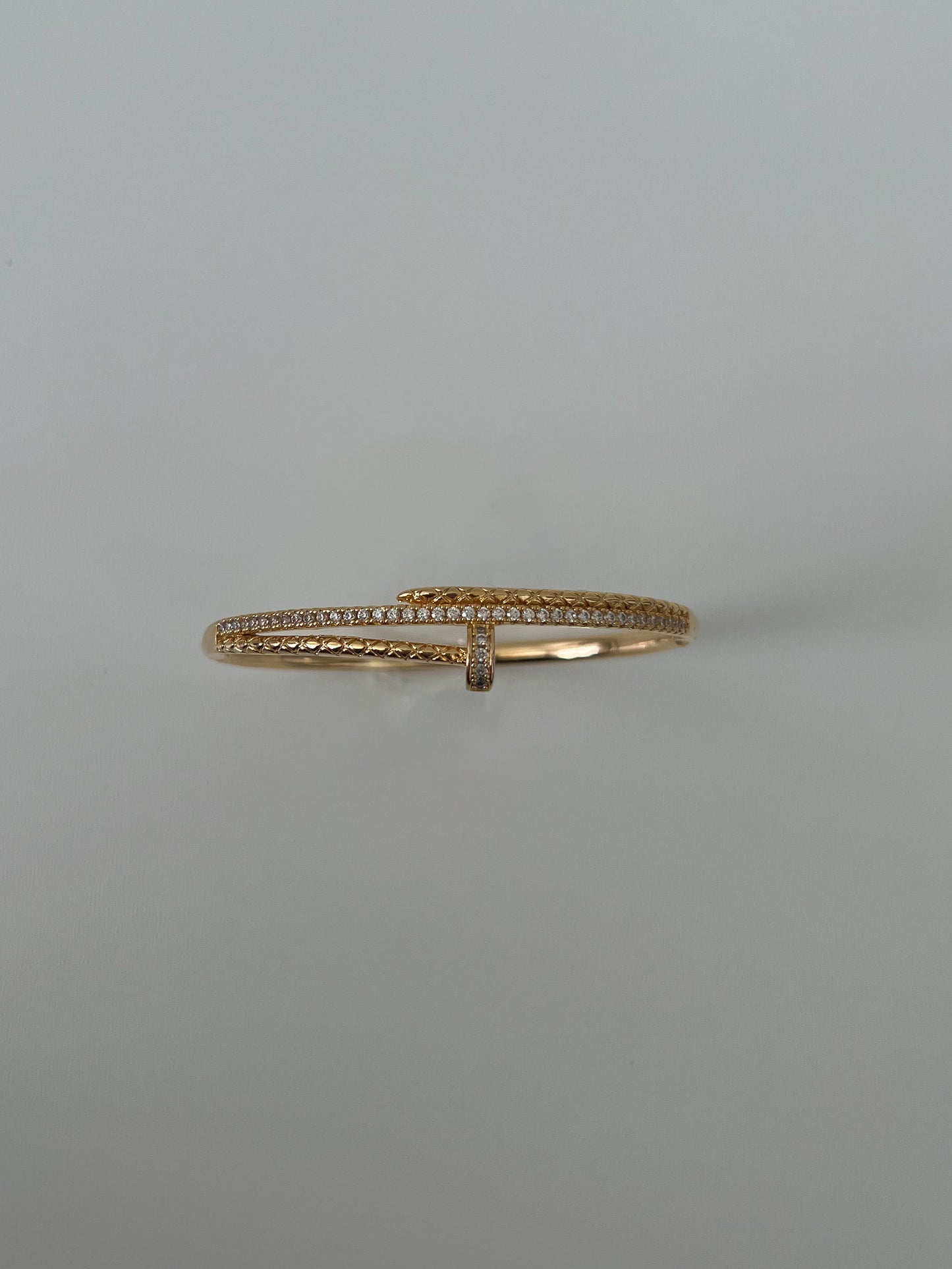 Diamond Nail Bracelet