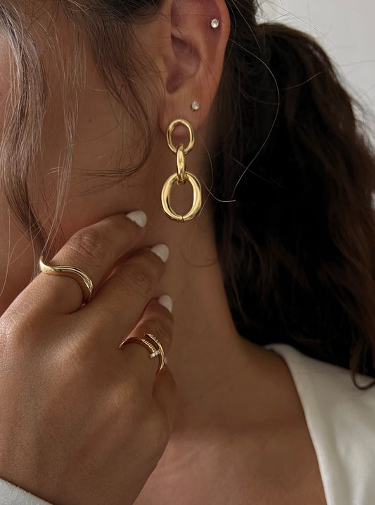 Linked Chain Earrings